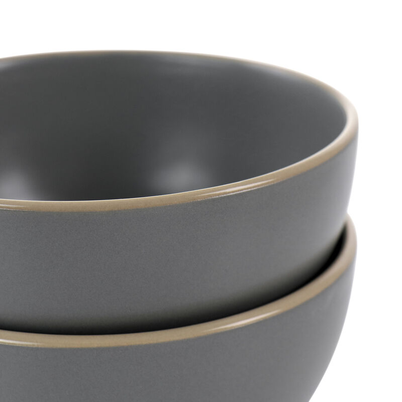 Gibson Home Rockaway 2 Piece Cereal Bowl Set