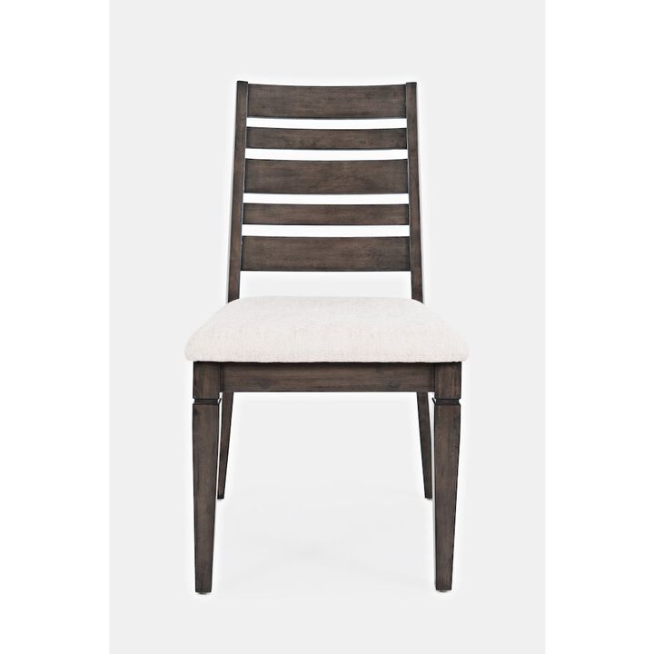 Jofran Lincoln Square Contemporary Upholstered Ladderback Chair (Set of 2)