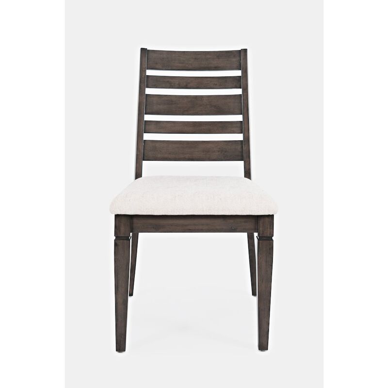 Jofran Lincoln Square Contemporary Upholstered Ladderback Chair (Set of 2)