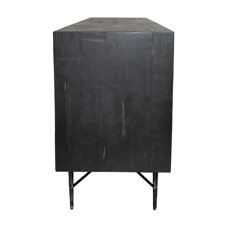 Alex Hamilton Samara 6-Door Sideboard - Black