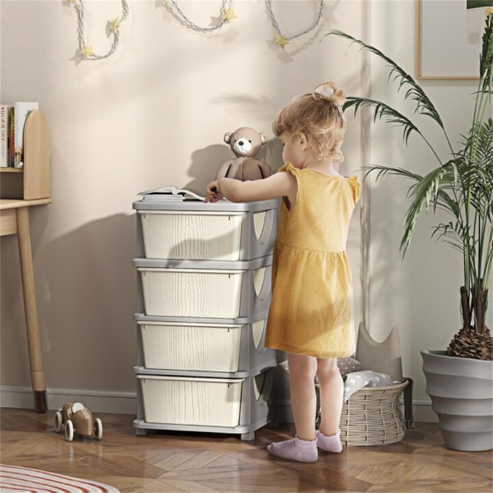 Clothes & Toy Storage Versatile Cubby Organizer for Kids' Room & Closet Organization