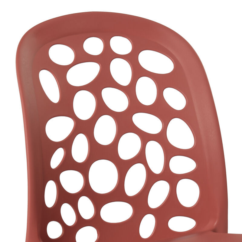 WestinTrends Outdoor Modern Stackable Patio Dining Chairs (Set of 2)