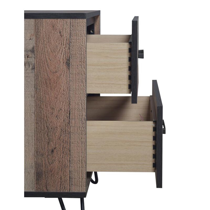 New Classic Furniture Elk River Nightstand- Rustic