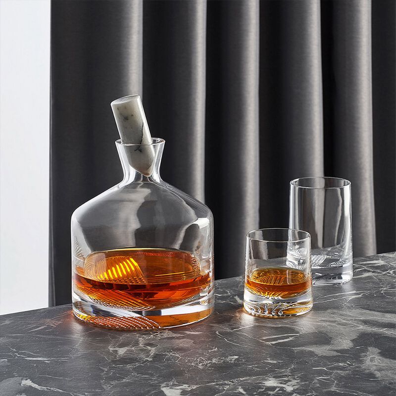 Alba Crystal Whiskey Bottle