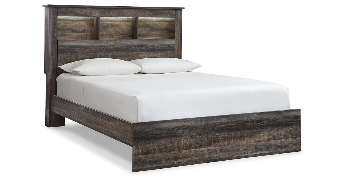 Drystan Queen Bookcase Bed