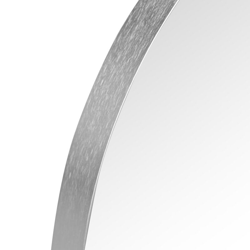 Elodie Medium Arched Metal Framed Wall Mounted Mirror
