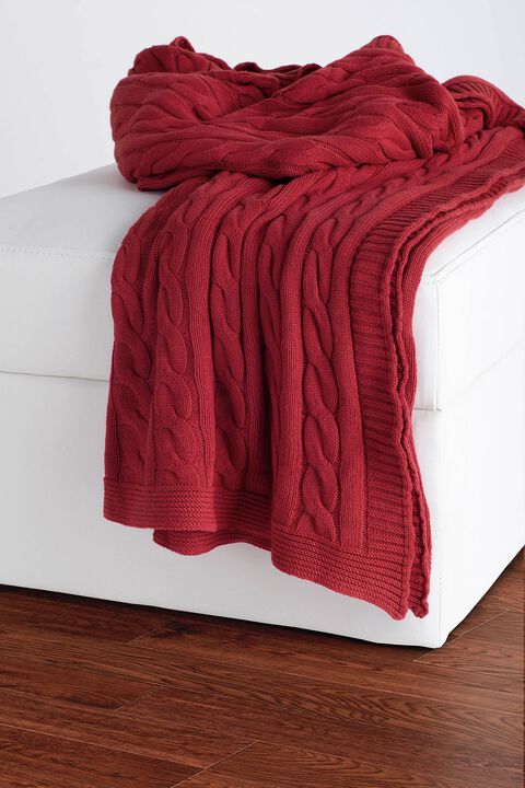 Crimson Red 50" x 60" Throw Blanket
