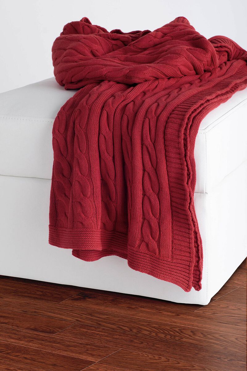 Crimson Red 50" x 60" Throw Blanket