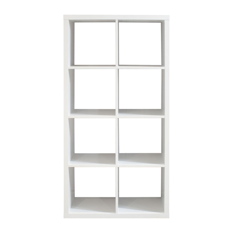 8-Cube Organizer with Open Back Shelves