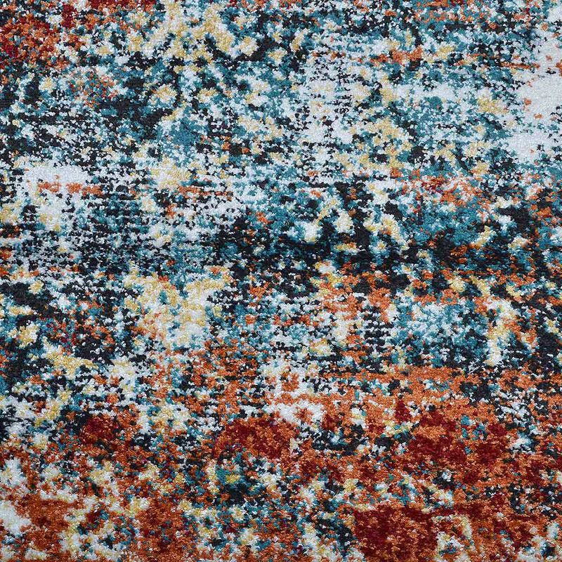 RUGSOTIC CARPETS MACHINE MADE HEATSET POLYPROPYLENE AREA RUGS  - 3'2''x10', Runner Shape, Caramel Color, Classic Oriental Traditional  Design, Midium Pile Machine Made Area Rugs (M00037)