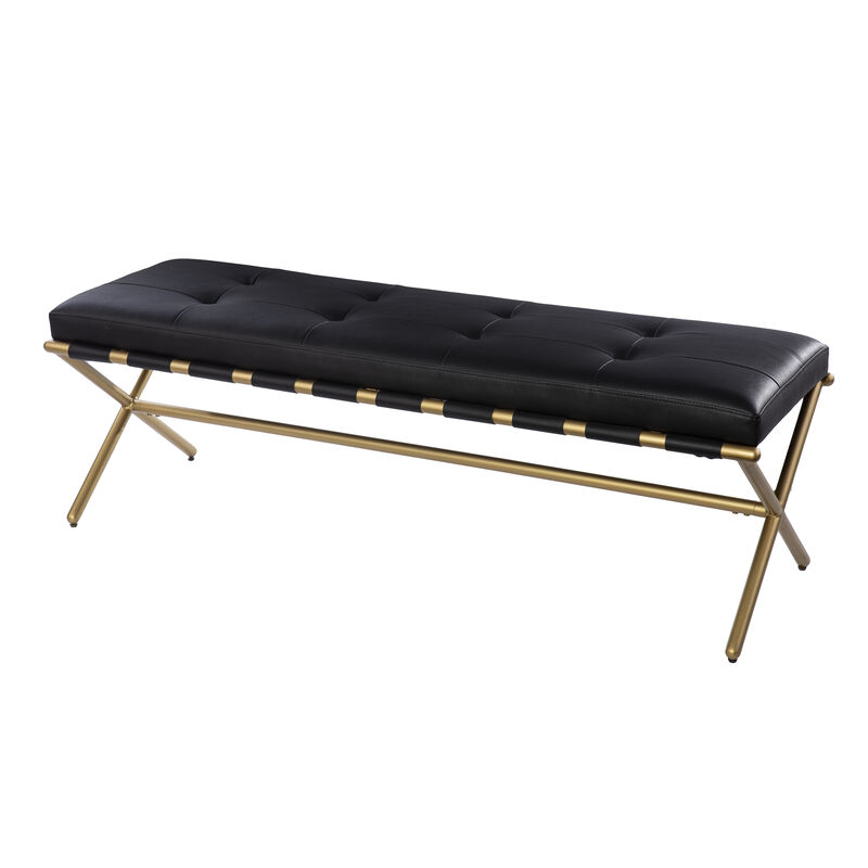 Marlborough Faux Leather Bench
