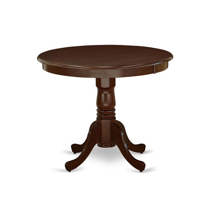 East West Furniture Dining Table Mahogany, ANT-MAH-TP