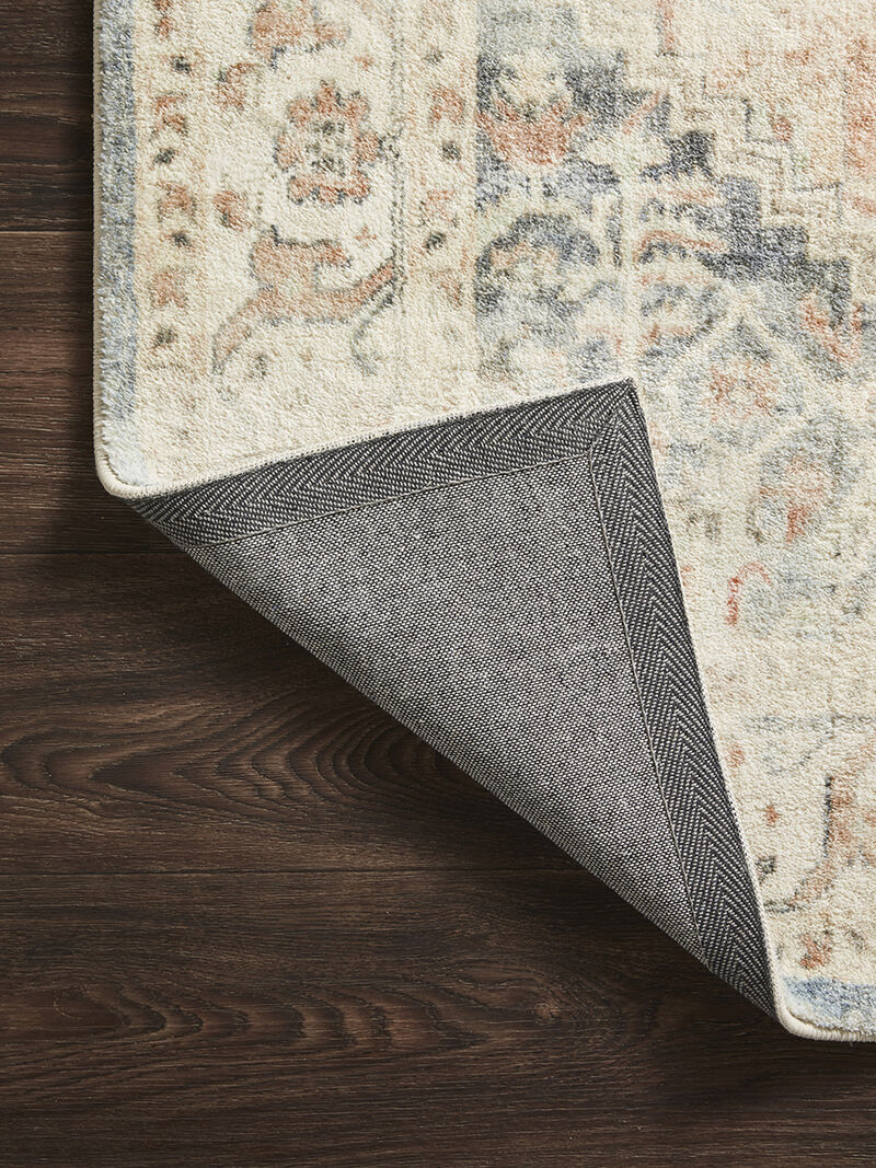 Rosette ROS06 Clay/Ivory 7'6" x 9'6" Rug