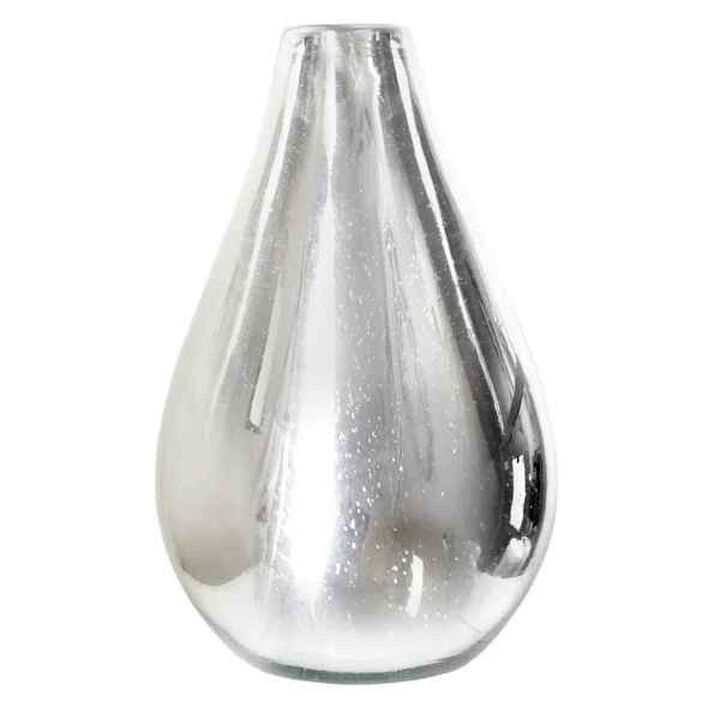 Droup Vase Large Silver