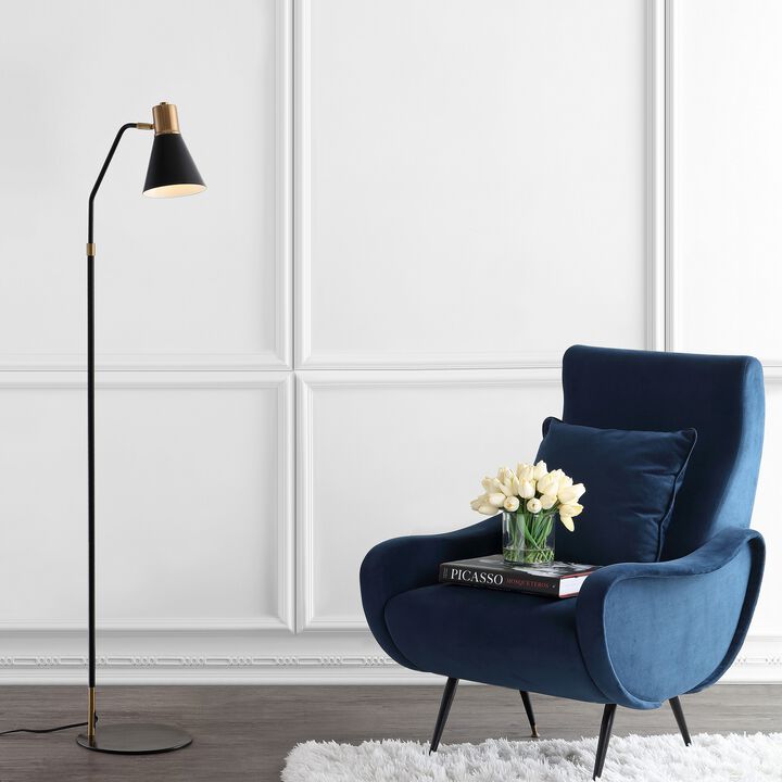 Apollo Modern Metal LED Task Floor Lamp