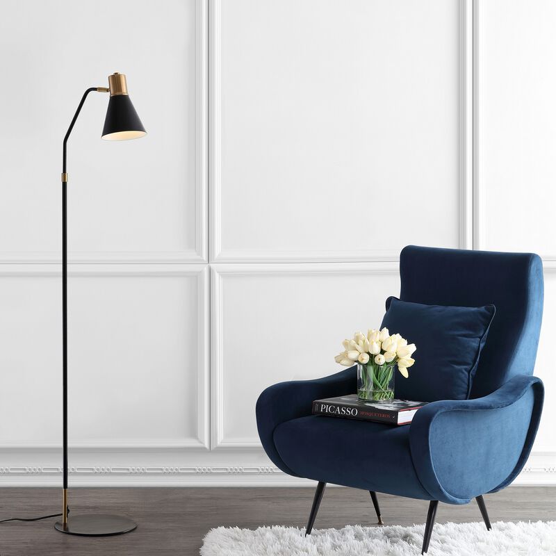 Apollo Modern Metal LED Task Floor Lamp