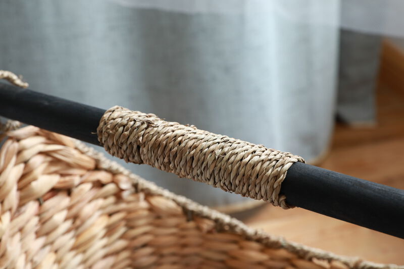 Rustic Toilet Paper Holder - Magazine Basket