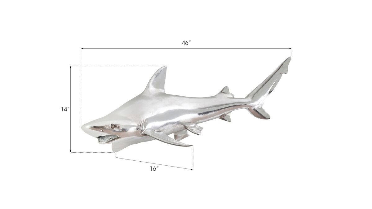 Black Tip Reef Shark Sculpture