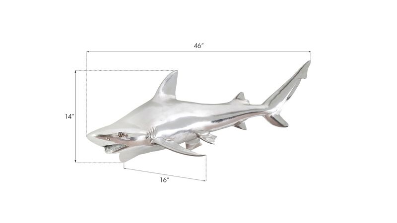 Black Tip Reef Shark Sculpture