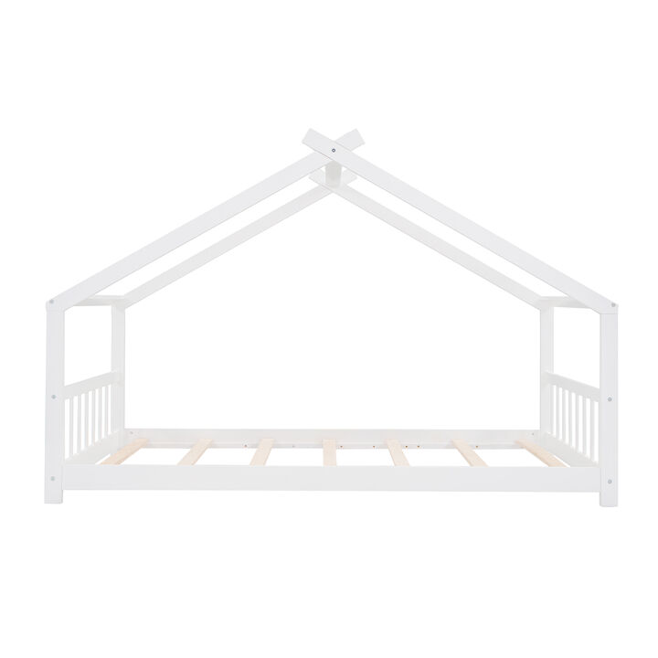 Merax House Bed Wood Bed
