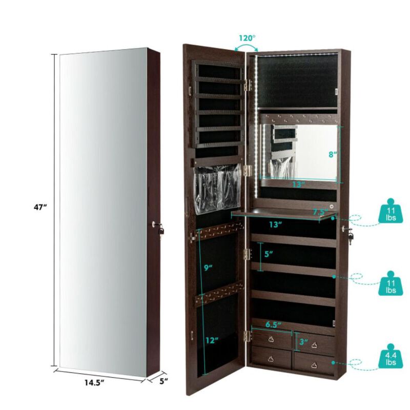 Hivvago Multipurpose Storage Cabinet with 4 Drawers