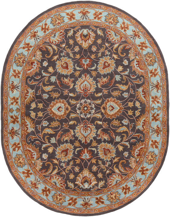 Caesar CAE-1004 7'6' x 9'6' Gray Rug
