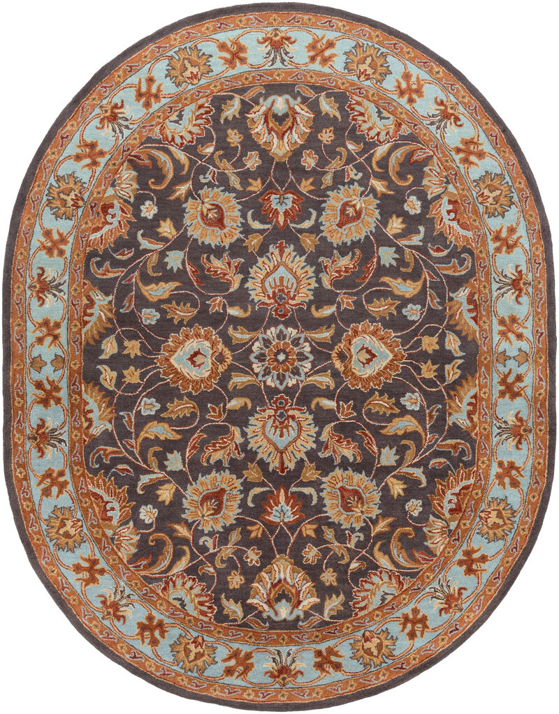 Caesar CAE-1004 7'6' x 9'6' Gray Rug