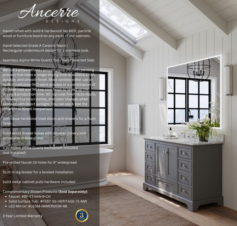 Audrey 48 in. Bath Vanity Set