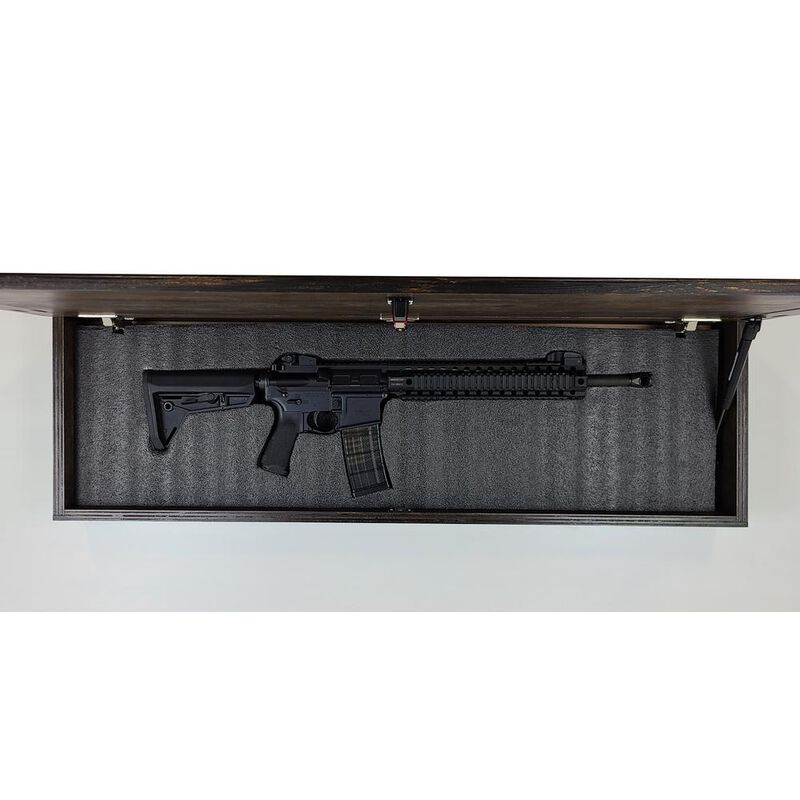 American Furniture Classics Wall Décor with Hidden, Locking Gun Concealment Compartment