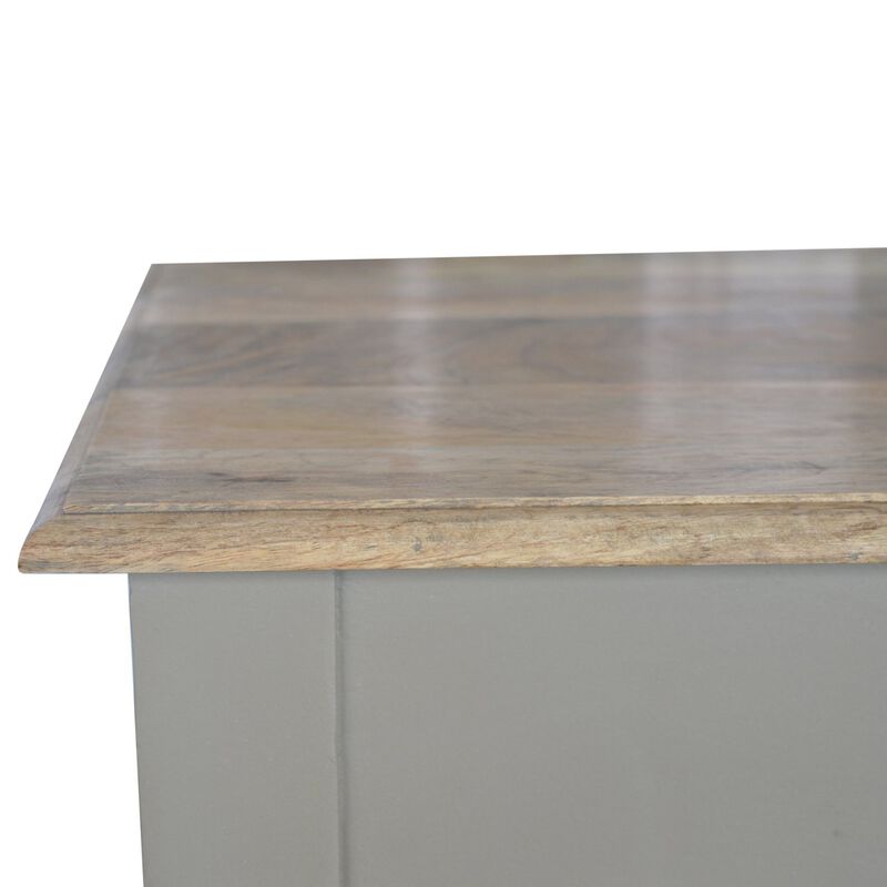 Hand Painted Solid Wood 1 Drawer  Writing Desk