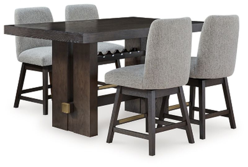 Burkhaus 5-Piece Counter Height Dining Set