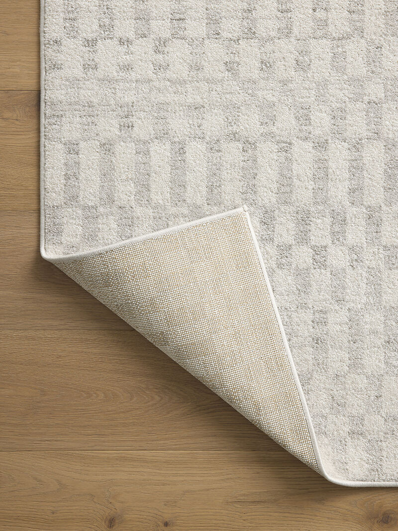 Kamala KAM05 Ivory/Grey 7'10" x 10' Rug