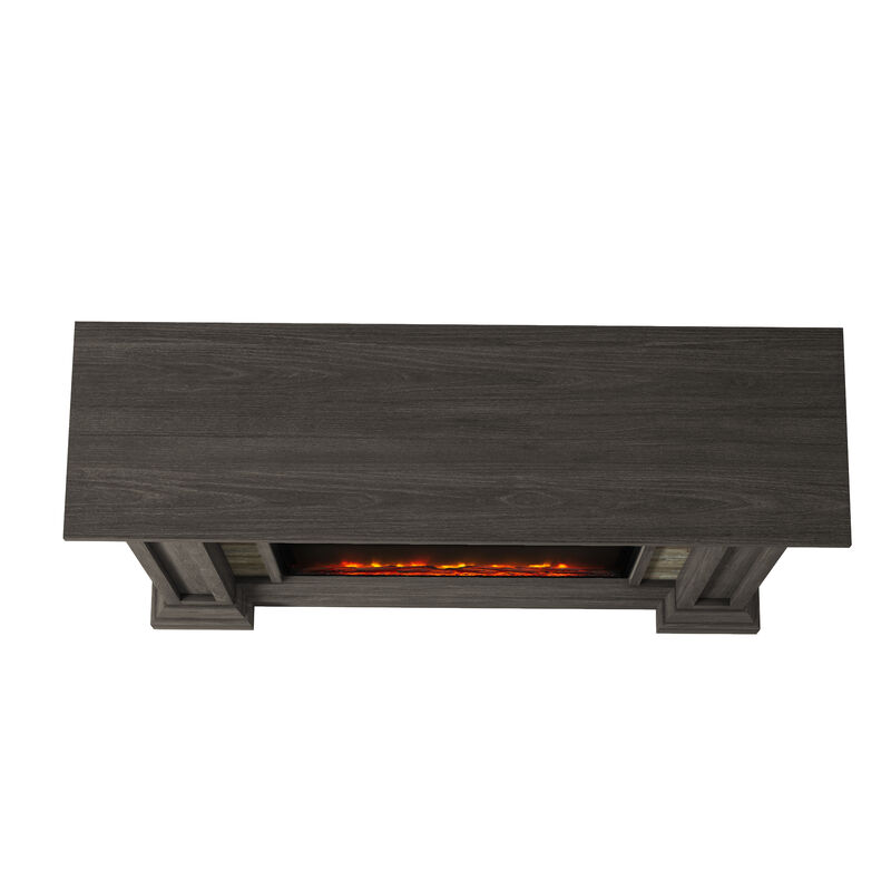FESTIVO 48" Electric Fireplace with Realistic Flame Effect