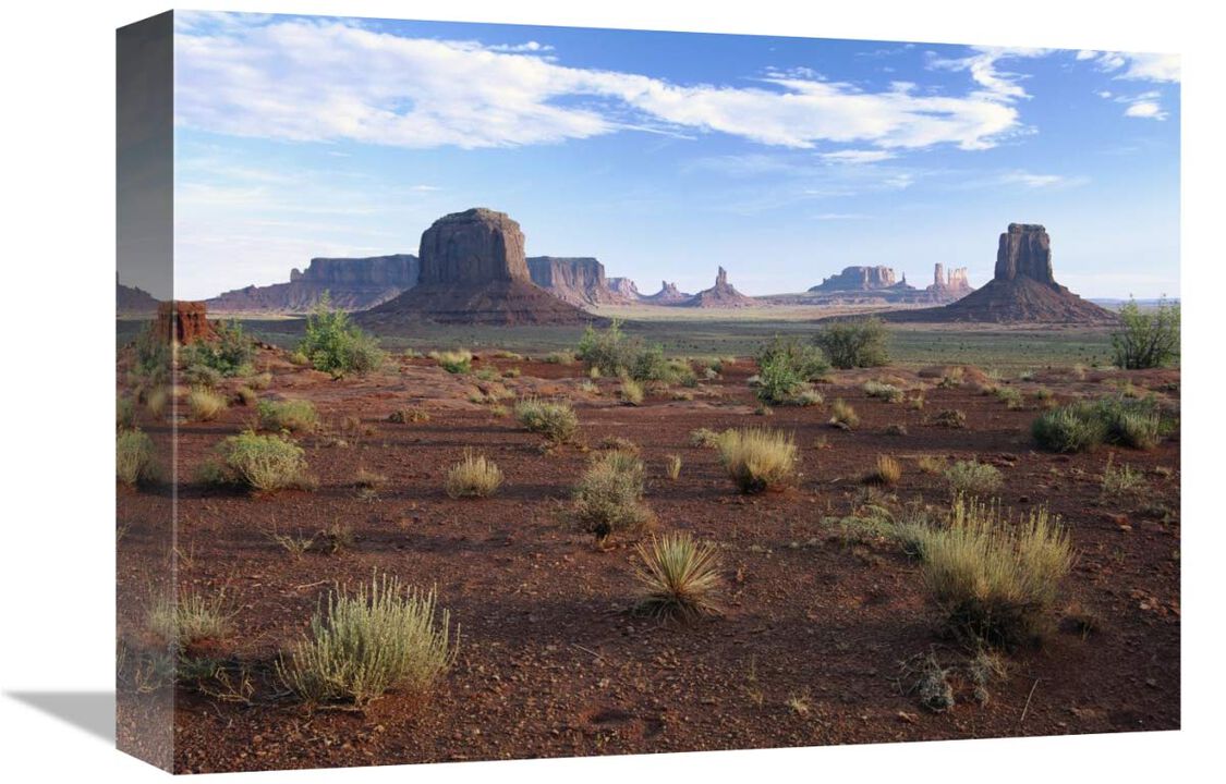 Monument Valley from north window viewpoint, Arizona-Canvas Art-16x12