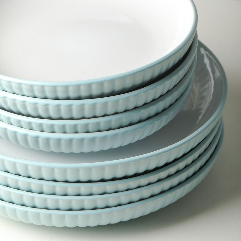 Christian Siriano Lustra Stoneware 16 Piece Dinnerware Set