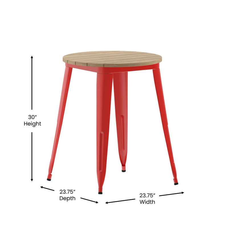 Metal Colorful Restaurant Tables