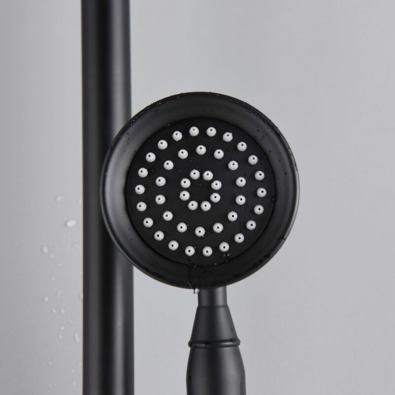 Shower Head With Handheld Shower System With 8" Rainfall Shower Head, Dual Shower Combo