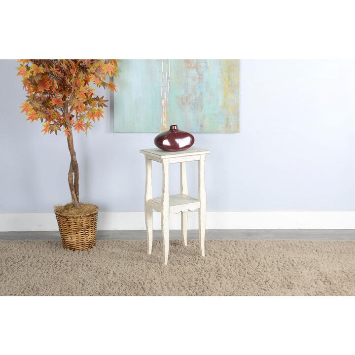 Sunny Designs White Sand End Table