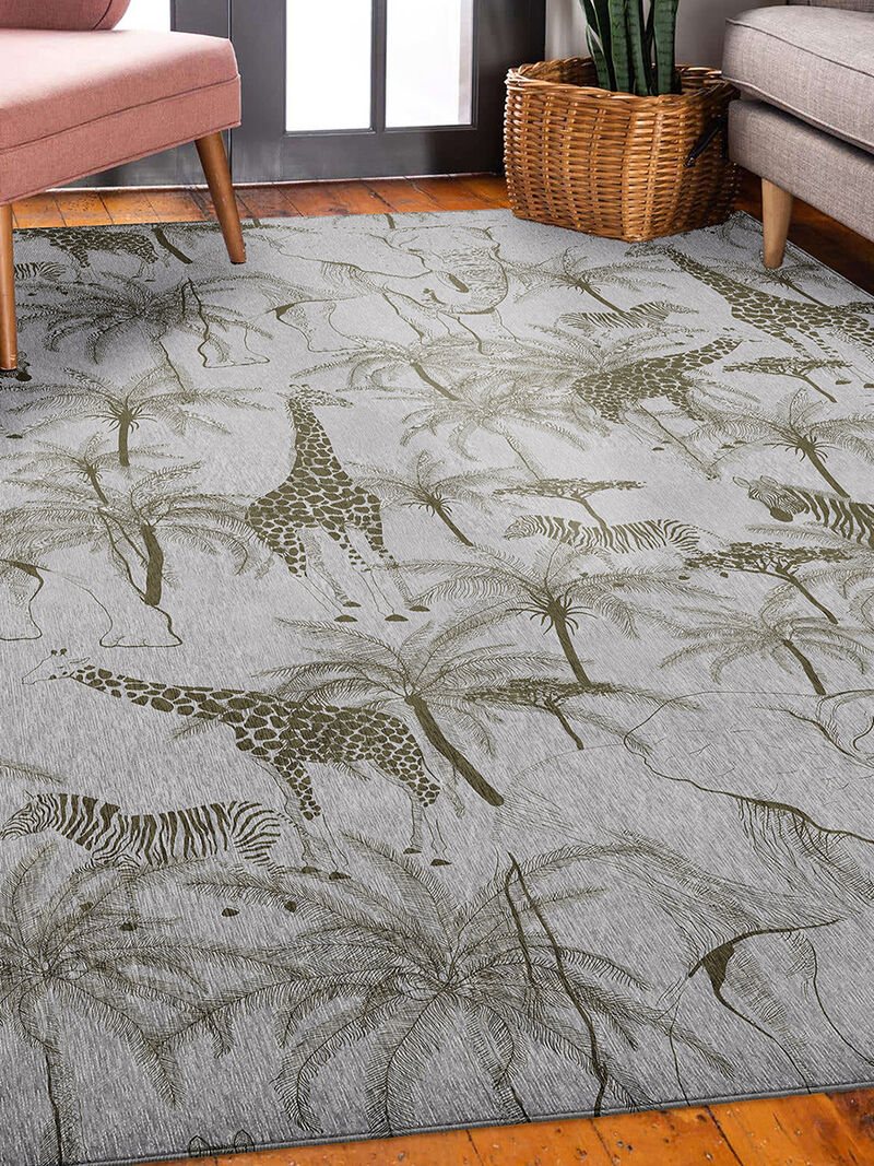 Tropics TC7 Grey 10' x 14' Rug