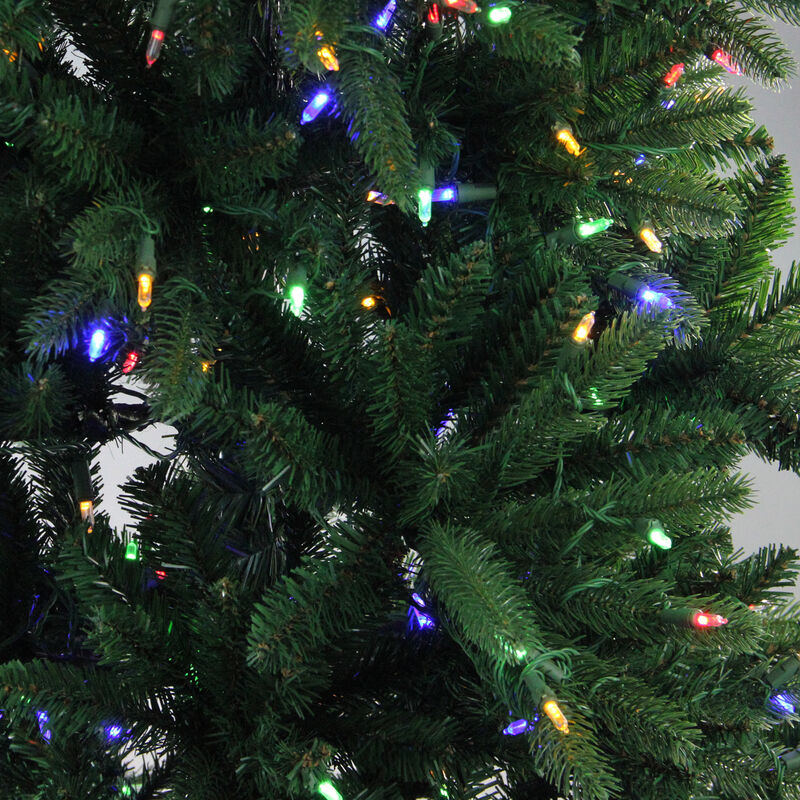 6.5' Pre-Lit Medium Instant-Connect Noble Fir Artificial Christmas Tree - Dual LED Lights