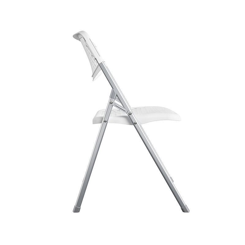 COSCO Ultra Comfort Commercial XL Plastic Folding Chairs 4-Pack