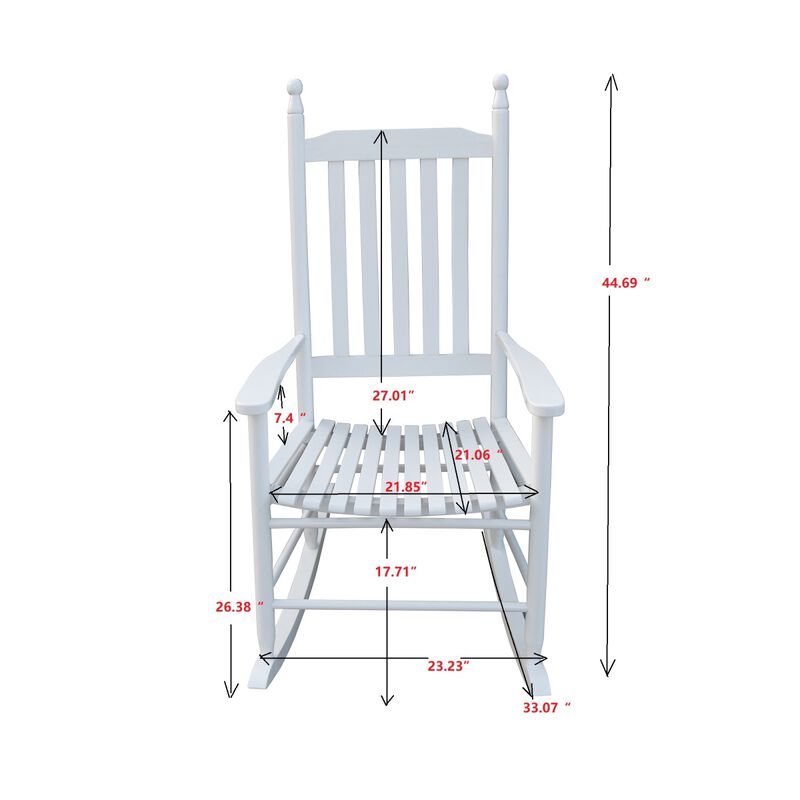 Wooden Porch Rocker Chair