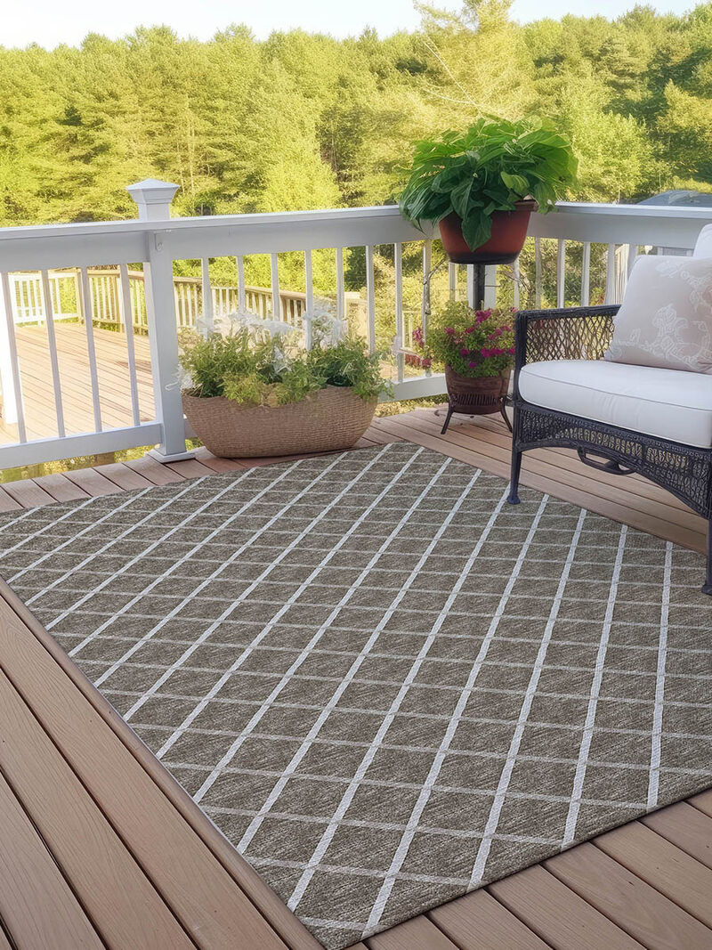 York YO1 Taupe 10' x 14' Rug