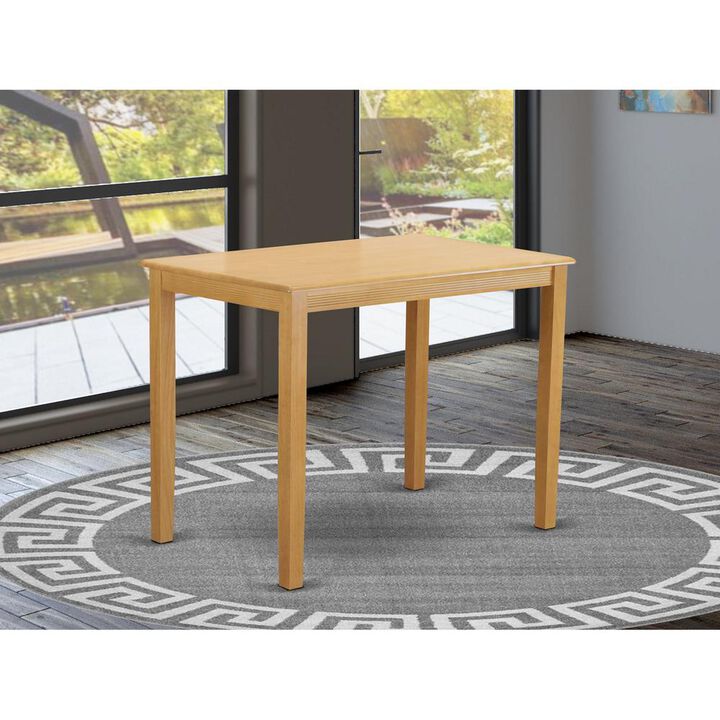 East West Furniture Yarmouth  Counter  Height  Table  Finished  in  Oak