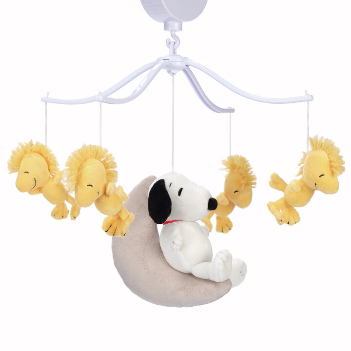 Bedtime Originals Snoopy Love Musical Baby Crib Mobile Soother Toy