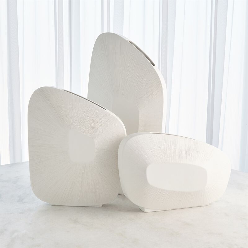 Offset Square Scratch Vase