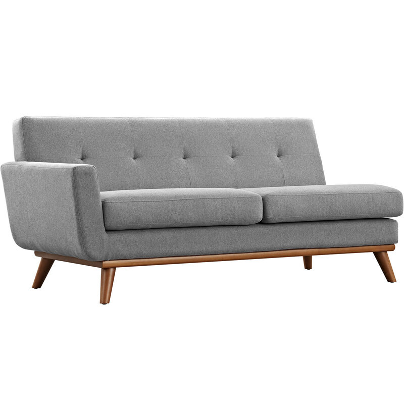 Engage Right-Facing Upholstered Fabric Sectional Sofa