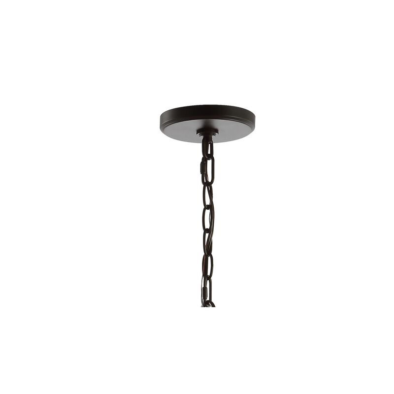 Hutson Iron Modern Angled LED Chandelier
