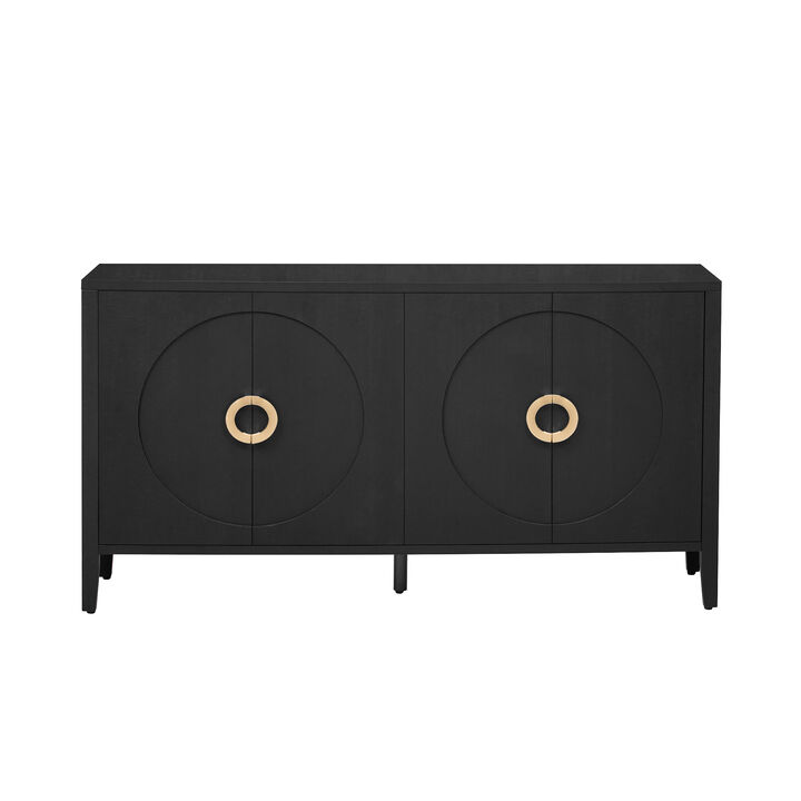 Merax Sophisticated Fir Veneer Sideboard Storage Cabinet