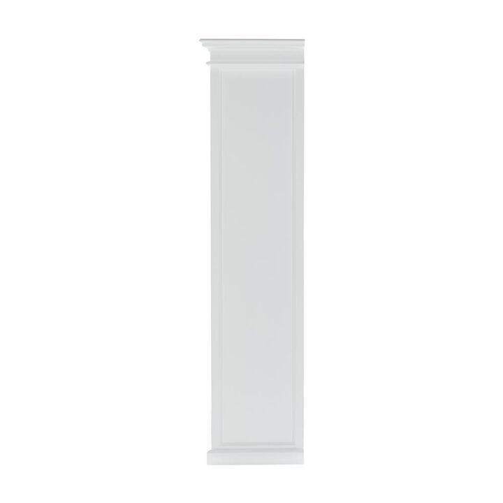 Belen Kox Classic White Bookcase with 5 Shelves - The Versatile Display Piece, Belen Kox